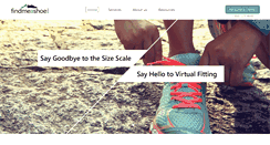 Desktop Screenshot of findmeashoe.com